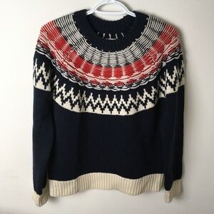 NWT Roots Tundra Fair Isle Sweater -S